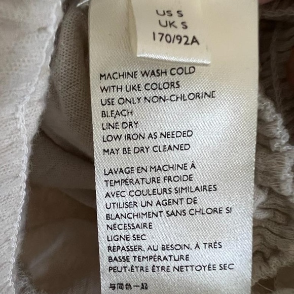 Free People Embroidered Mesh Yoke Cotton & Linen-Blend Top - Picture 6 of 7